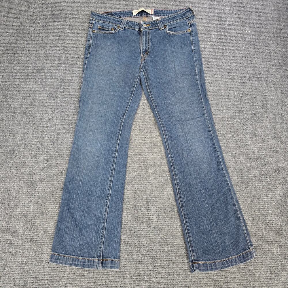 Vintage Levi’s 479 Womens 12M 34x32 Low Rise Bootcut Jeans Blue Y2K